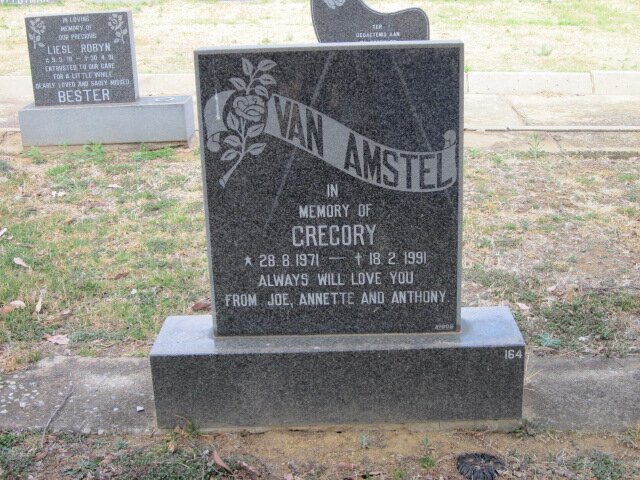 AMSTEL Gregory, van 1971-1991