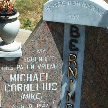 BERNING Michael Cornelius 1947-1996