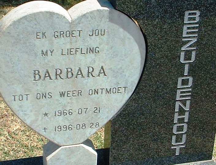 BEZUIDENHOUT Barbara 1966-1996