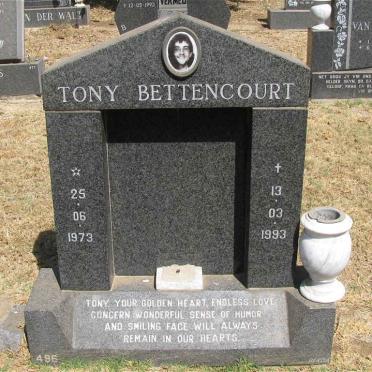 BETTENCOURT Tony 1973-1993