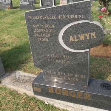 BURGER Alwyn 1975-1999