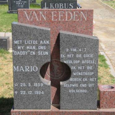 EEDEN Mario, van 1959-1994
