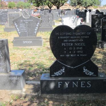 FYNES Peter Nigel 1945-1992