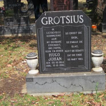 GROTSIUS Hugo Johan 1955-1990