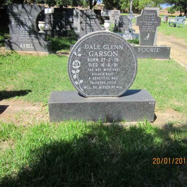 GARSON Dale Glenn 1976-1991