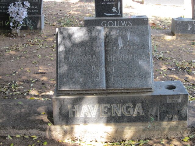 HAVENGA Jacoba Hendrika 1914-19??