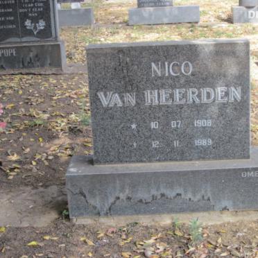 HEERDEN Nico, van 1908-1989
