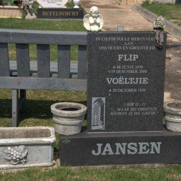 JANSEN Flip 1939-2000 &amp; Voëltjie 1939-