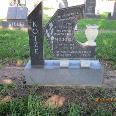 KOTZE Michiel 1959-1990