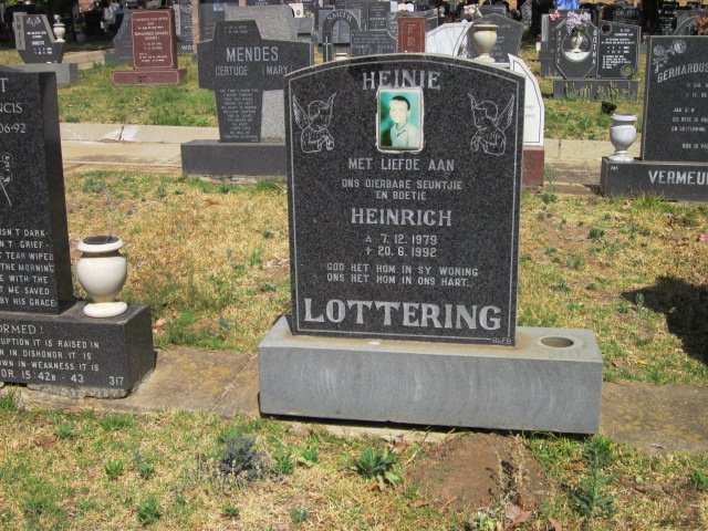 LOTTERING Heinrich 1979-1992