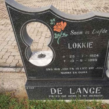 LANGE Lokkie, de 1924-1999