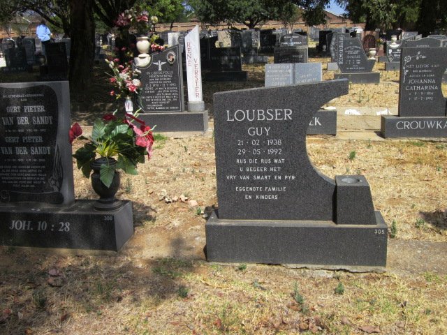 LOUBSER Guy 1938-1992
