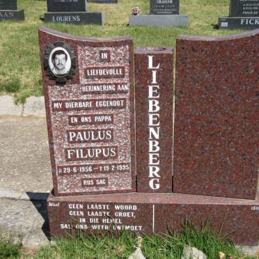 LIEBENBERG Paulus Filupus 1956-1995