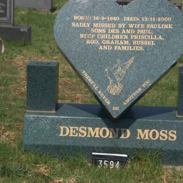 MOSS Desmond 1940-2000