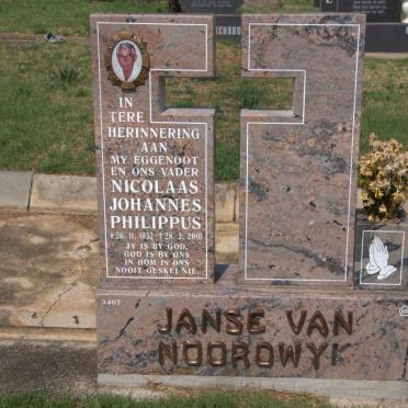 NOORDWYK Nicolaas Johannes Philippus, Janse van 1932-2001