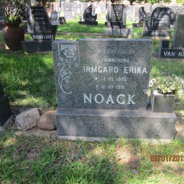 NOACK Irmgard Erika 1925-1991