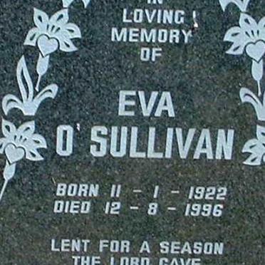 O’ SULLIVAN Eva 1922-1996