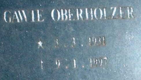 OBERHOLZER Gawie 1931-1997