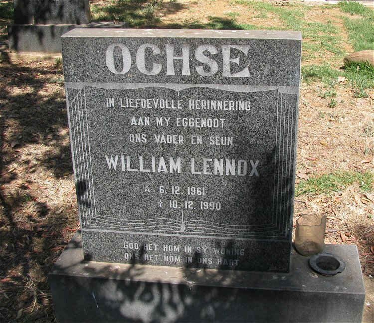 OCHSE William Lennox 1961-1990