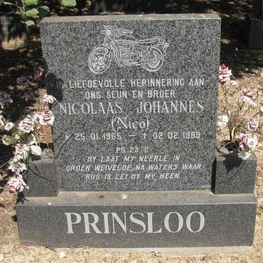 PRINSLOO Nicolaas Johannes 1965-1989