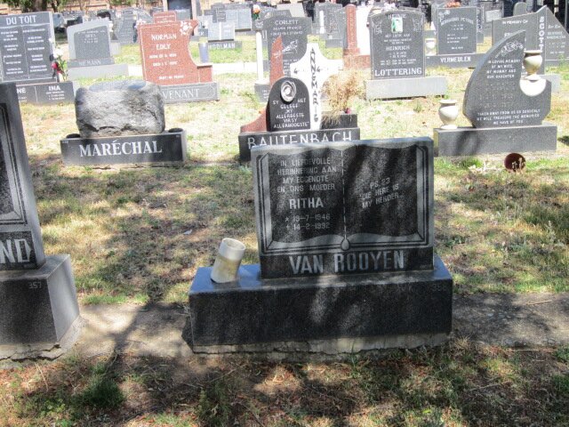 ROOYEN Ritha, van 1946-1992