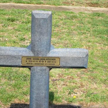 RÖSCHER John Georg 1932-2001