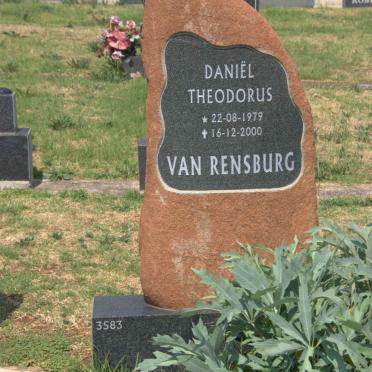 RENSBURG Daniël Theodorus, van 1979-2000