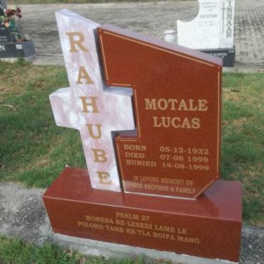 RAHUBE Motale Lucas 1932-1999