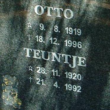 SMOOK Otto 1919-1996 &amp; Teuntje 1920-1992