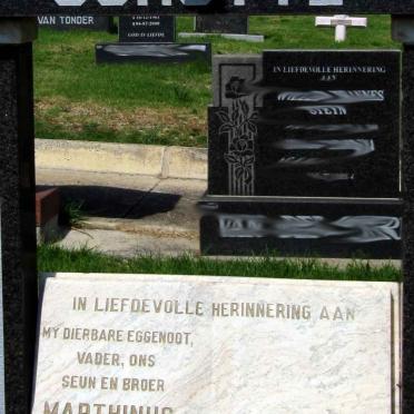 SCHUTTE Marthinus Johannes 1966-2000