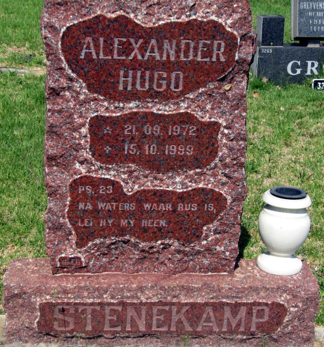 STENEKAMP Alexander Hugo 1972-1999