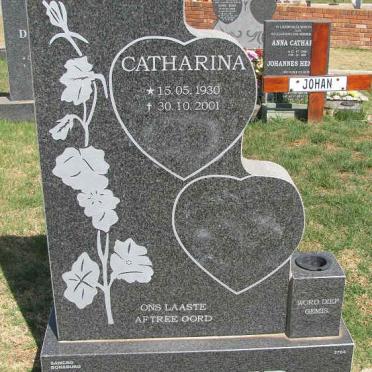 STADLER Catharina 1930-2001