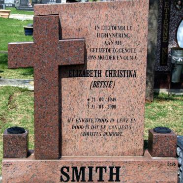 SMITH Elizabeth Christina 1949-2000