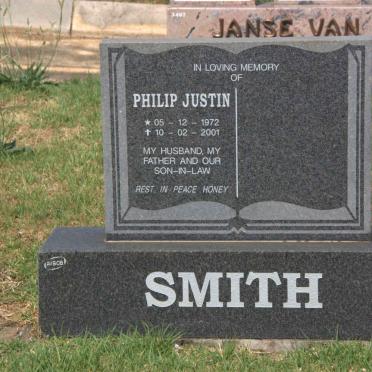 SMITH Philip Justin 1972-2001