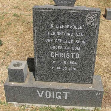 VOIGT Christo 1964-1989