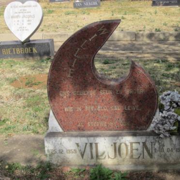 VILJOEN Willie 1959-1991
