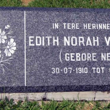 VERMEULEN Edith Norah nee NELSON 1910-2000