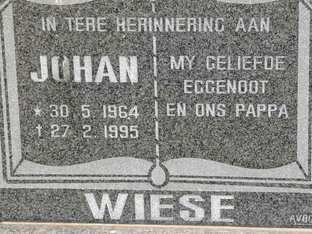 WIESE Johan 1964-1995