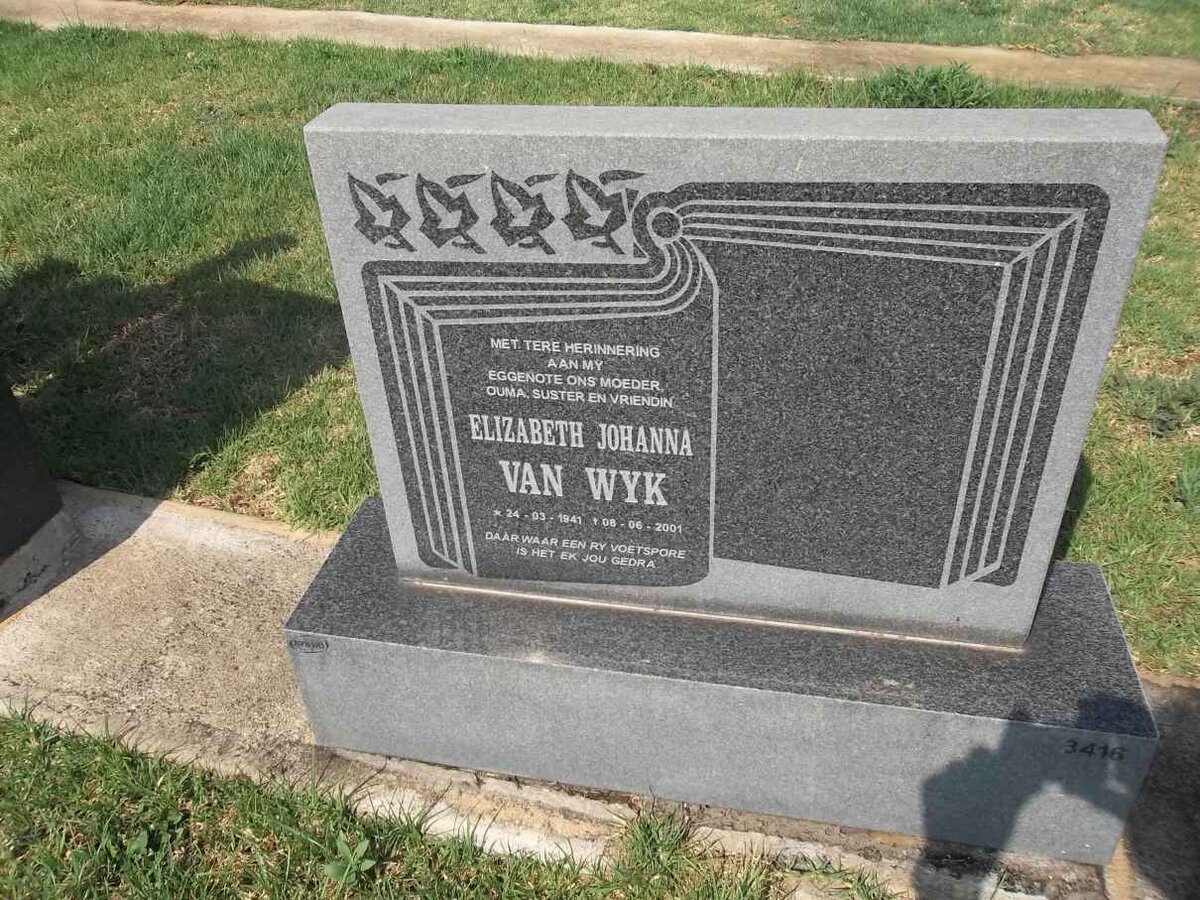 WYK Elizabeth Johanna, van 1941-2001