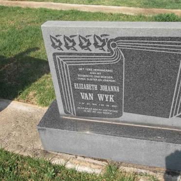 WYK Elizabeth Johanna, van 1941-2001