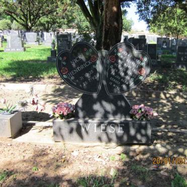 WIESE Nick Hendrick 1935-1992