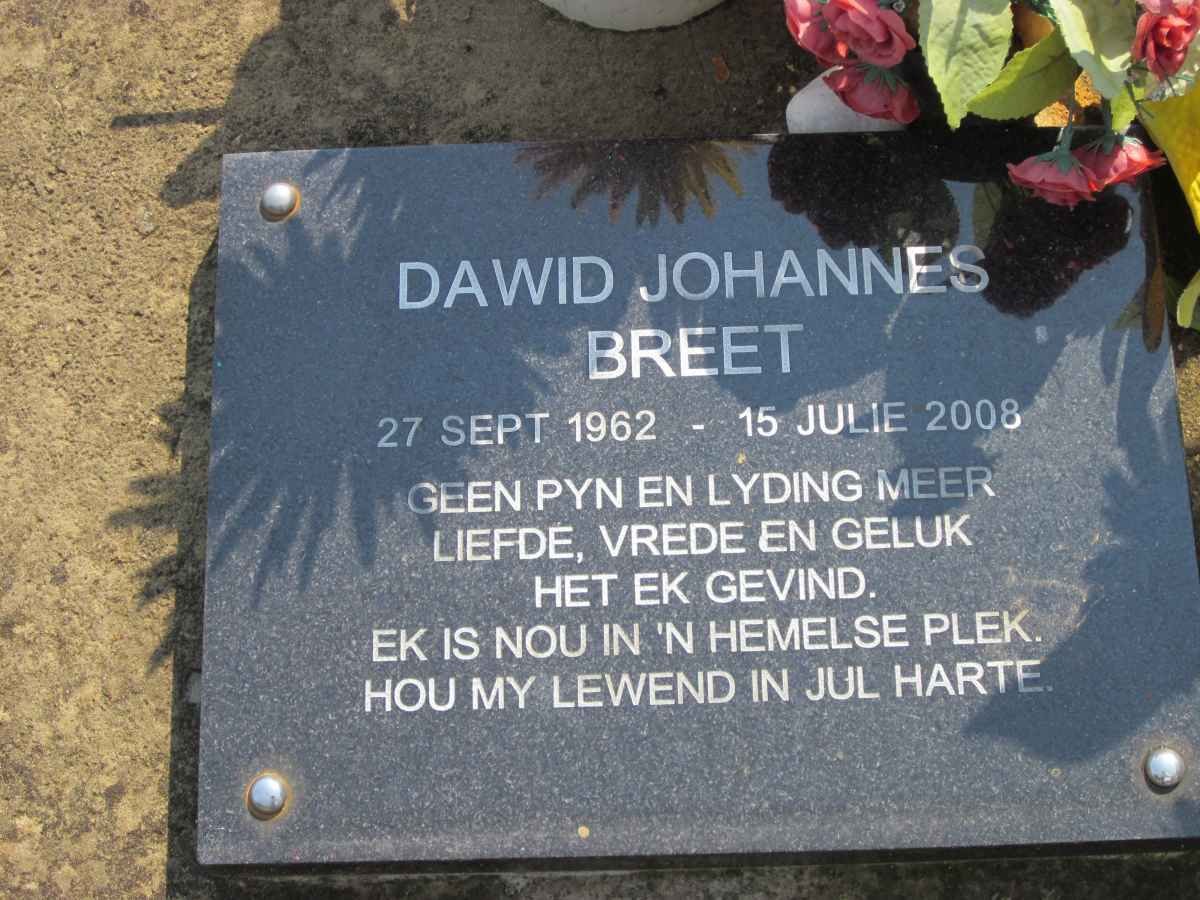 BREET Dawid Johannes 1962-2008