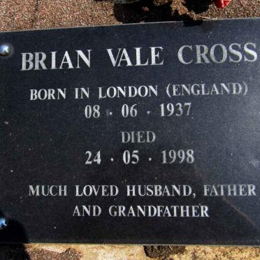CROSS Brian Vale 1937-1998