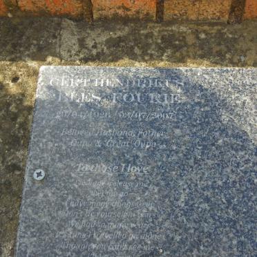 FOURIE Gert Hendrikus Bles 1926-2007