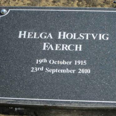 FAERCH Helga Holstvig 1915-2010