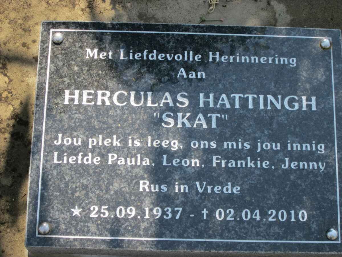 HATTINGH Herculas 1937-2010