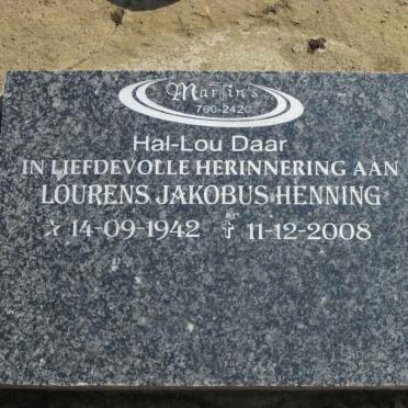 HENNING Lourens Jakobus 1942-2008
