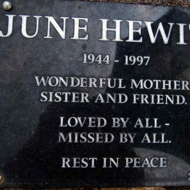 HEWITT June 1944-1997