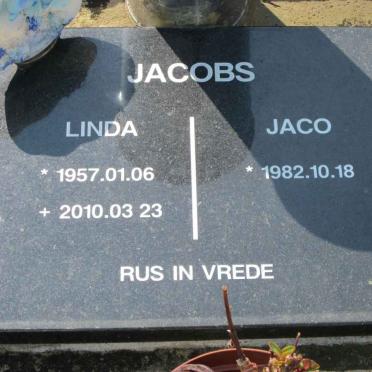 JACOBS Jaco 1982 :: JACOBS Linda 1957-2010