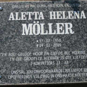 MÖLLER Aletta Helena 1950-2009